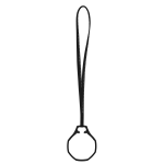 ROYAL POP / LEATHER LANYARD OCHO NEGRO